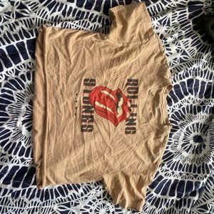 crop rolling stones graphic tee from american eagle